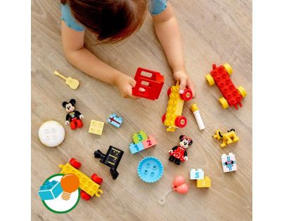 LEGO® DUPLO® Disney ™ 10941 Narozeninový vláček Mickeyho a Minnie