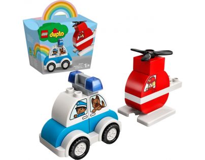 LEGO® DUPLO® My First 10957 Hasičský vrtulník a policejní auto