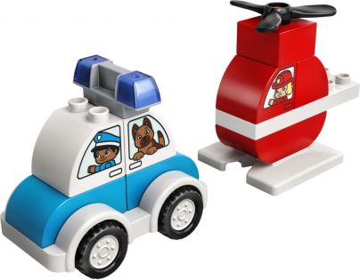 LEGO® DUPLO® My First 10957 Hasičský vrtulník a policejní auto