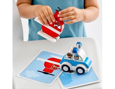 LEGO® DUPLO® My First 10957 Hasičský vrtulník a policejní auto
