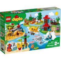 LEGO Duplo Town 10907 Zvířata světa - Poškozený obal 3