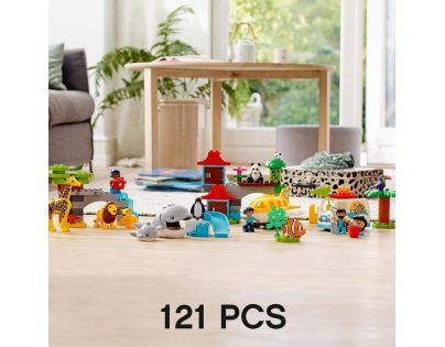 LEGO® DUPLO® Town 10907 Zvířata světa