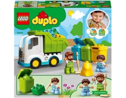 LEGO® DUPLO® Town 10945 Popelářský vůz a recyklování