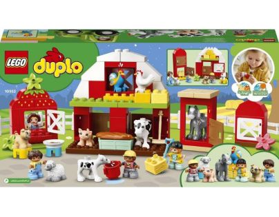 LEGO® DUPLO® Town 10952 Stodola, traktor a zvířátka z farmy
