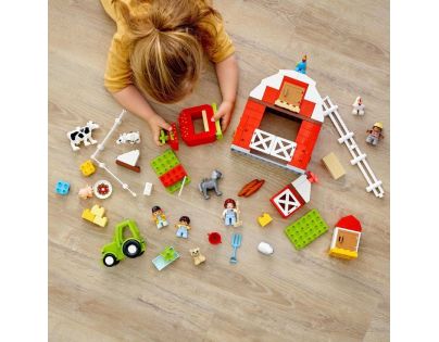 LEGO® DUPLO® Town 10952 Stodola, traktor a zvířátka z farmy