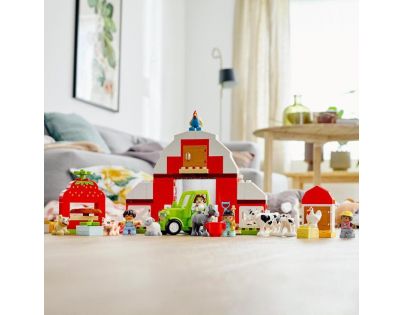 LEGO® DUPLO® Town 10952 Stodola, traktor a zvířátka z farmy