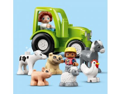 LEGO® DUPLO® Town 10952 Stodola, traktor a zvířátka z farmy