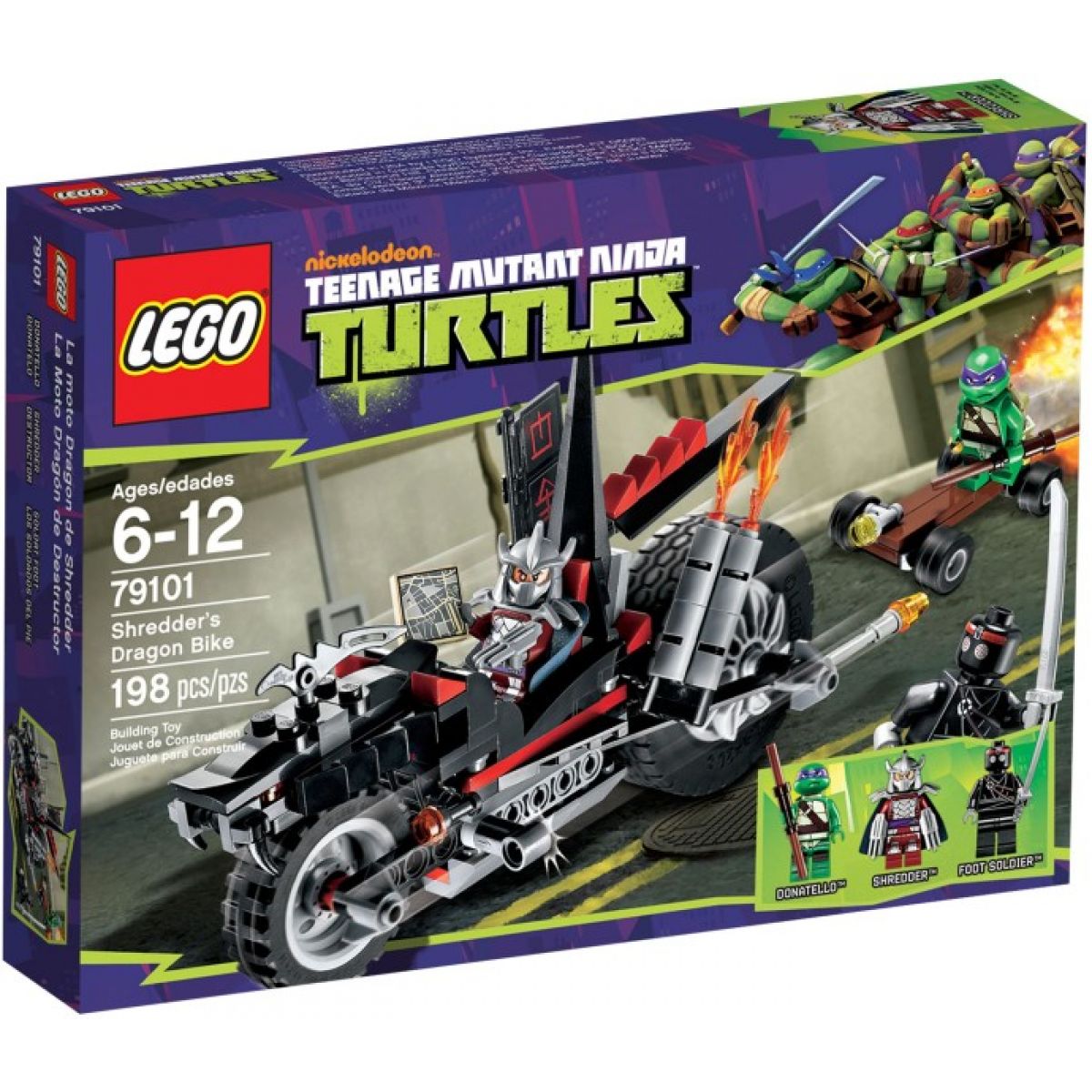 LEGO Ninja Turtles™ 79101 - Trhačova dračí motorka