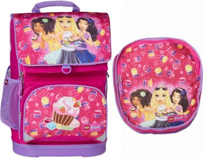 LEGO Friends Cupcake Optimo školní aktovka 2 dílný set