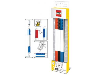 LEGO Gelová pera Mix barev 3 ks