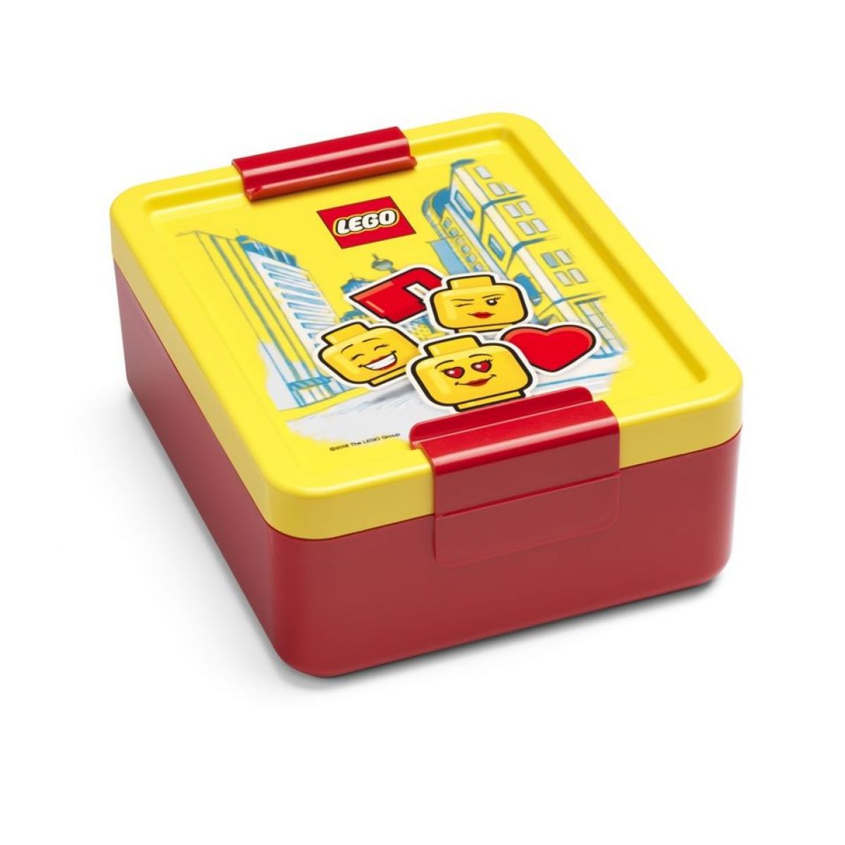 LEGO® Iconic Girl box na svačinu žlutočervená