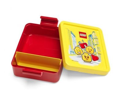 LEGO® Iconic Girl box na svačinu žlutočervená