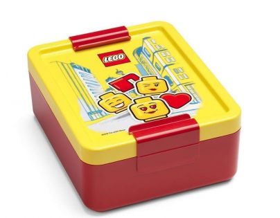 LEGO Iconic Girl svačinový set láhev a box žlutá a červená