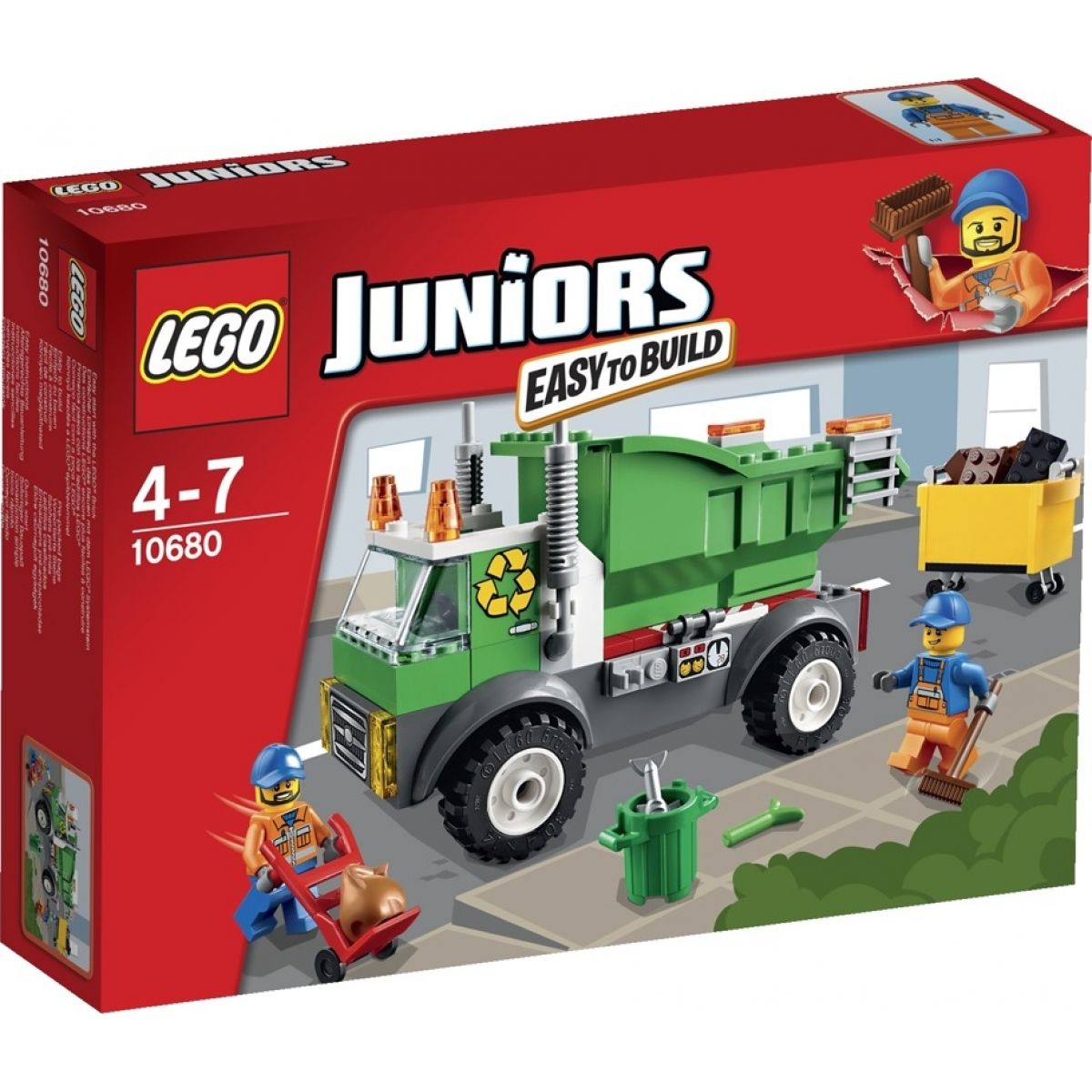 LEGO Juniors 10680 - Popelářské auto