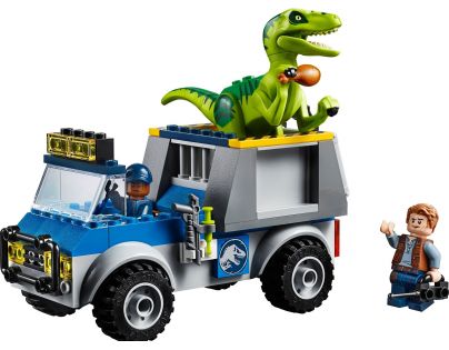 LEGO Juniors 10757 Jurassic World Vozidlo pro záchranu Raptora