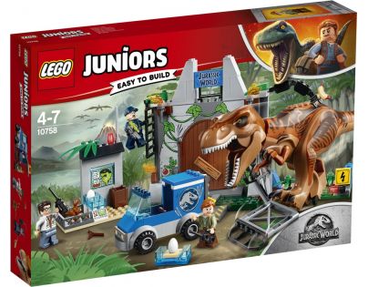 LEGO Juniors 10758 Jurassic World Útěk T. rexe - Poškozený obal