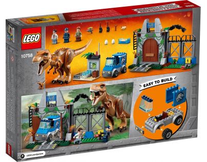 LEGO Juniors 10758 Jurassic World Útěk T. rexe - Poškozený obal