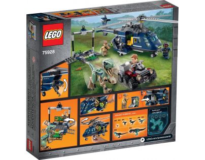 LEGO Jurassic World 75928 Pronásledování Bluea helikoptérou
