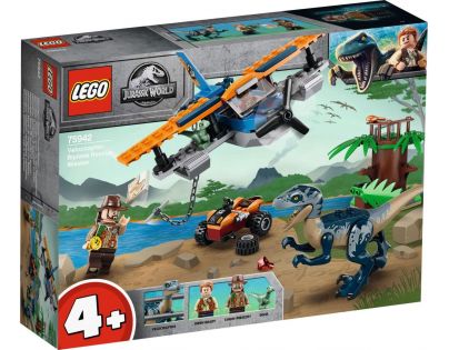 LEGO® Jurassic World 75942 Velociraptor: Záchranná mise s dvouplošníkem