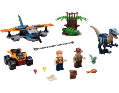 LEGO® Jurassic World 75942 Velociraptor: Záchranná mise s dvouplošníkem