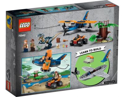 LEGO® Jurassic World 75942 Velociraptor: Záchranná mise s dvouplošníkem