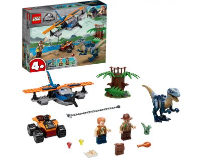 LEGO® Jurassic World 75942 Velociraptor: Záchranná mise s dvouplošníkem