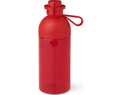 LEGO láhev transparentní 0,5L červená