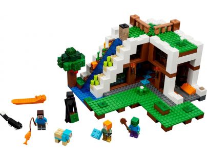 LEGO Minecraft 21134 Základna ve vodopádu