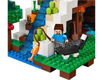 LEGO Minecraft 21134 Základna ve vodopádu