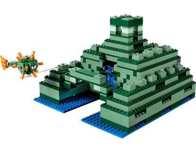 LEGO Minecraft 21136 Památník v oceánu - Poškozený obal