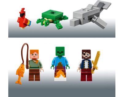 LEGO® Minecraft™ 21152 Dobrodružství pirátské lodi