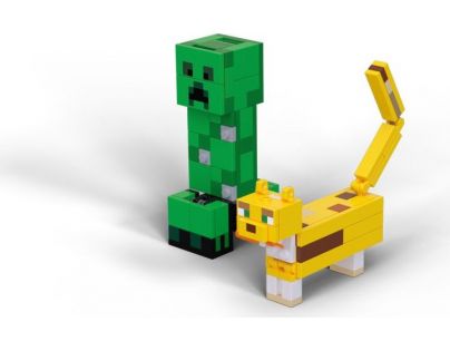 LEGO Minecraft 21156 Velká figurka: Creeper™ a Ocelot