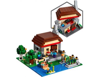 LEGO Minecraft 21161 Kreativní box 3.0 - Poškozený obal