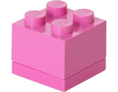 LEGO® Mini Box 4,6 x 4,6 x 4,3 cm Růžový