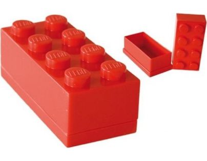 LEGO® Mini Box 4,6 x 9,3 x 4,3 cm Červené