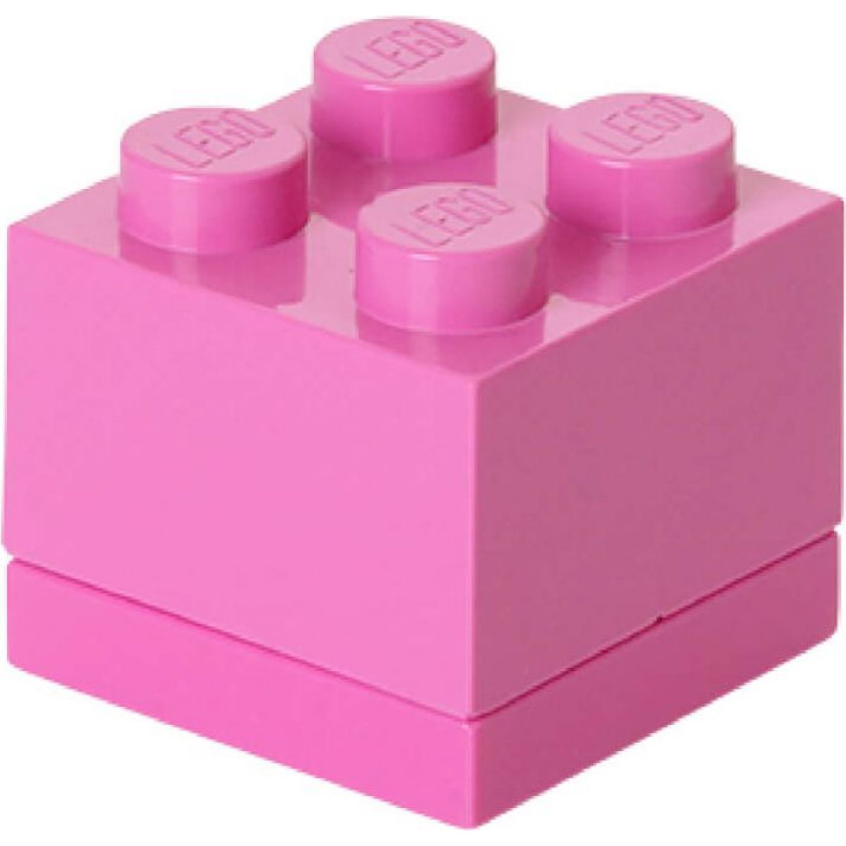 Levně LEGO Mini Box 4,6 x 4,6 x 4,3 cm Růžová