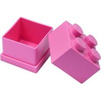 LEGO Mini Box 4,6 x 4,6 x 4,3 cm Růžová 2