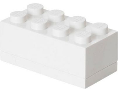LEGO Mini Box 4,6 x 9,3 x 4,3cm Bílý