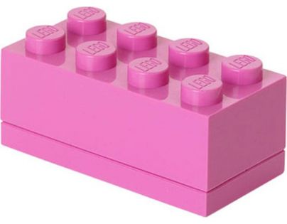 LEGO Mini Box 4,6 x 9,3 x 4,3 cm Růžová