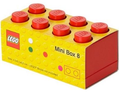 LEGO Mini Box 4,6x9,3x4,3cm Červená
