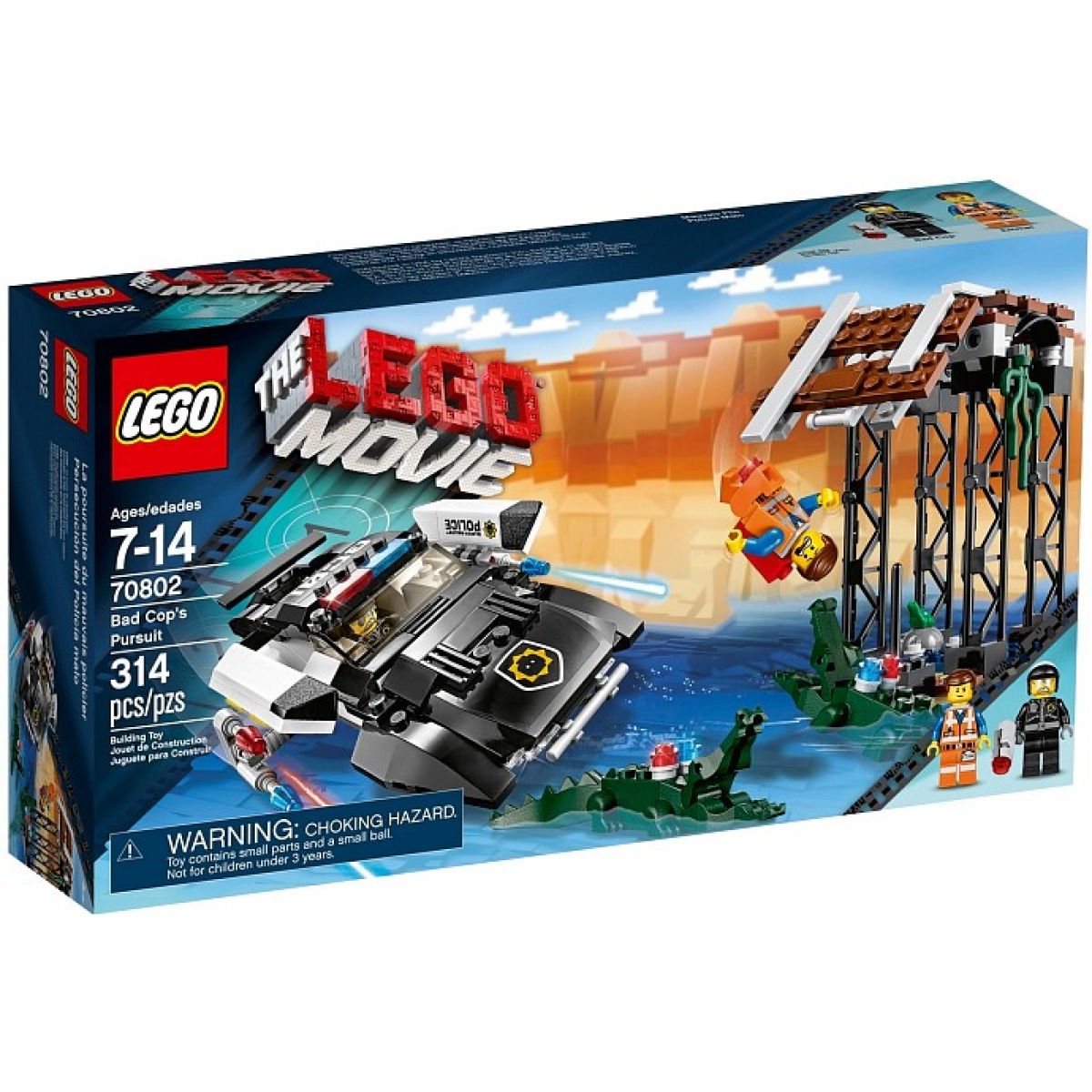 LEGO Movie 70802 - Pronásledování zlého poldy