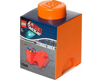LEGO Movie Úložný box 12,5 x 12,5 x 18 cm Oranžová