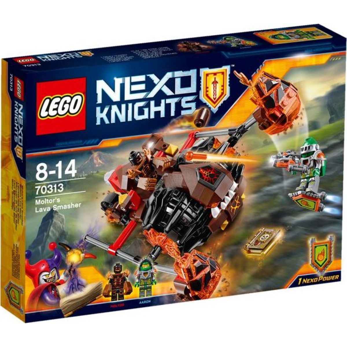 LEGO Nexo Knights 70313  Moltorův lávový drtič