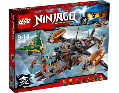 LEGO Ninjago 70605 Smolná tvrz - Poškozený obal