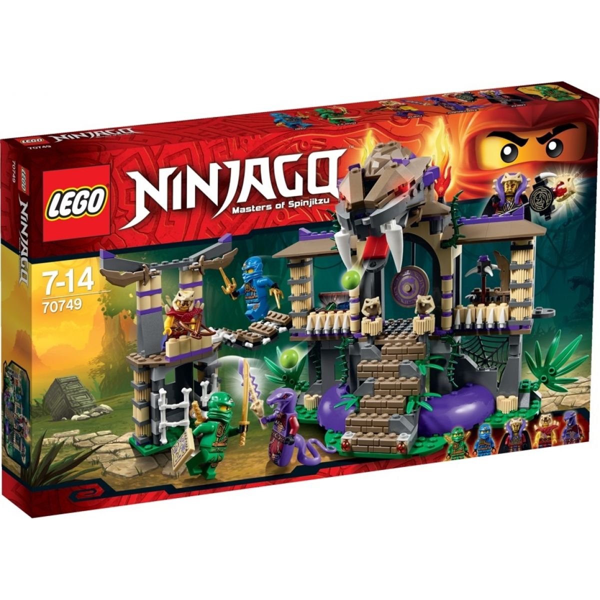 LEGO Ninjago 70749 - Vstup do Hadího chrámu
