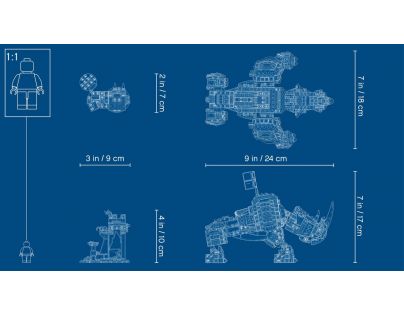 LEGO® NINJAGO® 71719 Zaneův nindžorožec