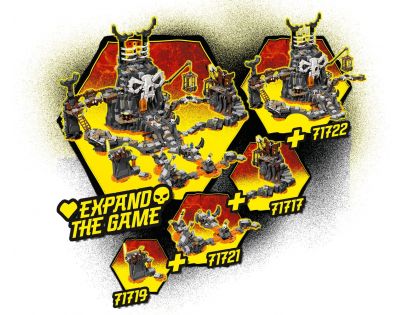 LEGO® NINJAGO® 71722 Kobky Čaroděje lebek