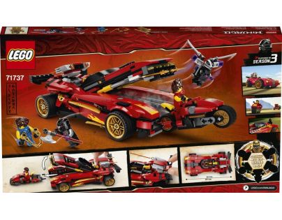 LEGO® NINJAGO® 71737 Kaiův červený bourák