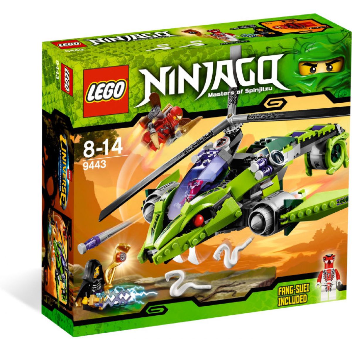 LEGO NINJAGO 9443 Hadí vrtulník