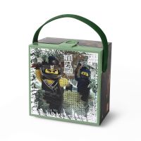 LEGO Ninjago Movie box s rukojetí army zelená 3